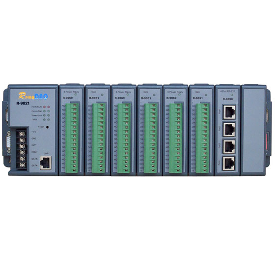 RemoDAQ-9421A/9821A4或8槽基于100MHZ ARM7處理器的采集控制器 